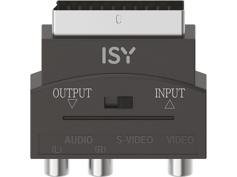 ISY IHD-9043 Video Adapter - S-VHS/3xSCART