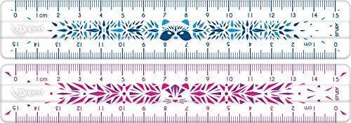 Maped Study Fancy 245301 Shockproof Liniaal, 15 cm, verschillende kleuren