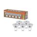 OSRAM Zeer efficiënte LED-lampen met energie-efficiëntieklasse A, Voordeelverpakking met 5 lampen, vervangt conventionele 50W reflectorlampen, warm wit (2700K), E27, glas