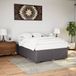 vidaXL Bedframe Kunstleer Grijs 140x200 cm