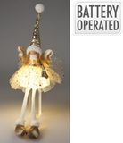 H@S Decoration Engelmeisje - kerstversiering - kerst - led - goudkleurig - kerstversiering