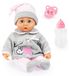 Poupée interactive - Corps souple - 24 sons de bébé - 38 cm
