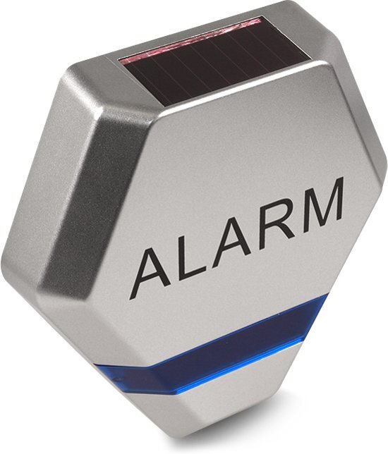 MacLean Dummy Camera Solar LED met zonnepaneel Fake Alarm