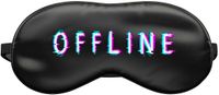 Slaapmasker FEROCITY - Slaapmasker Universeele maat om te slapen - Relax tijdens het reizen - Delicate stof - Zwart