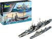 Revell Modelbouwpakket Militaire voertuigen - 05644 Pacific Warriors - USS Fletcher - USS Indianapolis - 2 Schepen! - Geschenkset Plastic - 1:700 - Modelbouw