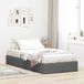 Maison Exclusive - Lit de rangement exclusif, couleur gris foncé, dimensions 90 x 190 cm, revêtement en tissu