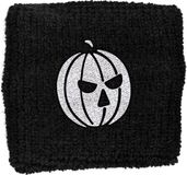 Helloween Pumpkin Zweetbandje zwart Katoen