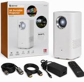 Icecat Mini-projecteur avec batterie, portable, 150 lumens ANSI, HD 720p