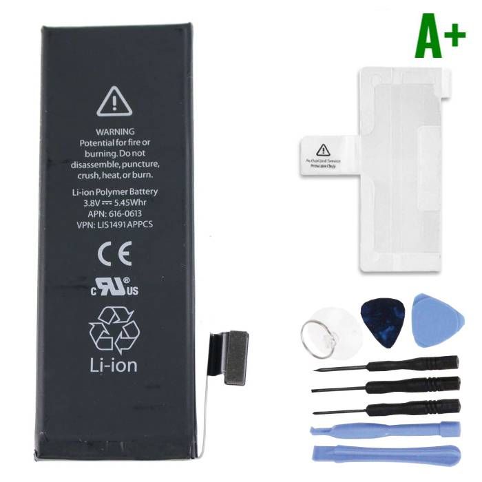 Stuff Certified iPhone 5 Batterij Reparatieset + Gereedschap & Adhesive Sticker - A+ Kwaliteit