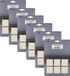 Qlinq feutre anti-rayures - 6x feuille découpable - blanc - 150 x 200 mm - rectangle - auto-adhésif - feutre de protection pour meubles