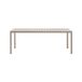 NARDI table rectangulaire Tevere Beige Fibre de verre résine Designer Raffaello Galiotto