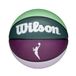 Wilson WNBA Heir Wow Basketbal Binnen/Buiten - Paars/Turkoois, Maat 6-28.5"