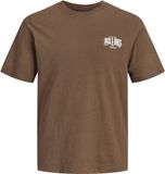 JACK & JONES JJAERO TEE SS CREW NECK Heren T-shirt Cocoa XXL