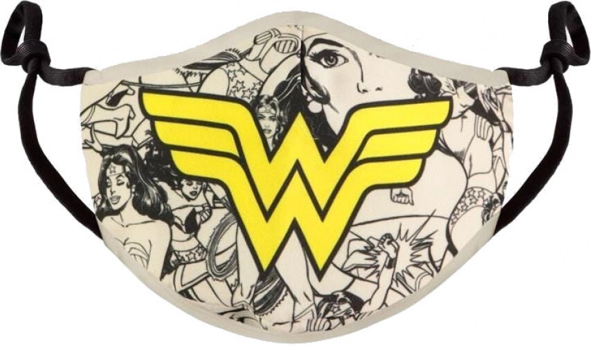 Difuzed Wonder Woman - Adjustable Shaped Face Mask (1 Pack)