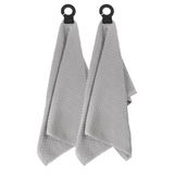 Ritz Set van 2 titanium hangende handdoeken