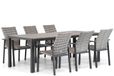 Lifestyle Garden Furniture Lifestyle Upton/Young 217 cm dining tuinset 7-delig