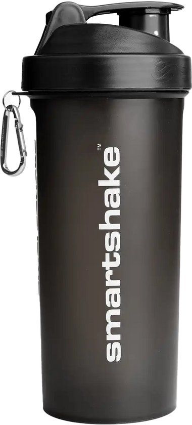 SmartShake Smartshake Lite 1000ml - Zwart Glanzend
