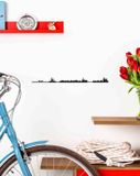 NOI amsterdam Skyline of Amsterdam: steel wall decoration