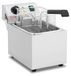 Friteuse électrique, 8 litres, 3200W, acier inoxydable, contrôle de température 50-200°C, avec panier et couvercle