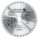 Högert Technik Lame de scie circulaire, compatible avec 100 % des marques - Alésage 30 avec bague de réduction inclus :25/20/16 - Dia 250 mm, 40 dents, ép 2 mm, maxi 6100 tr/min