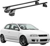 Omac Barre de toit transversale en acier pour Fiat Stilo 2001-2007 3 portes