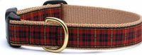 Up Country NRP-C-XL Hondenhalsband New Red Plaid, breedte 1 inch XL