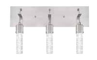 Westinghouse Cava LED Nikkel Rechthoek 3 Lampen 7,3W 1800lm 3000K 40000h