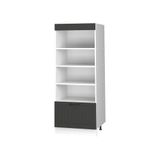 Vicco Keukenrek Fame-Line, Donkergrijs/Wit, 60 cm