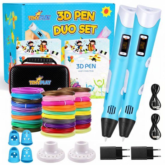 TinyPlay - Set van twee - 2x 3D Pen Starterspakket XXL