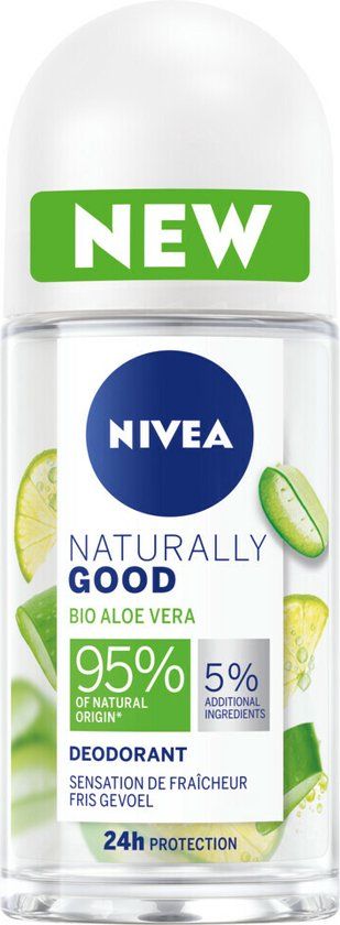 Nivea Naturally Good Aloe Vera Roll-On Deodorant - 50ml
