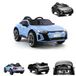 Es-Toys Voiture électrique enfant Audi E-Tron GT, avec pneus EVA, fonction soft start et amortisseurs