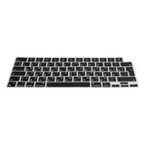 kwmobile toetsenbordbeschermer geschikt voor Apple Macbook Pro 14.2 2024 M4 A3112 / A3185 / A3401 - Afdekking in zwart - Keyboard cover