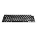 kwmobile toetsenbordbeschermer geschikt voor Apple Macbook Pro 14.2 2024 M4 A3112 / A3185 / A3401 - Afdekking in zwart - Keyboard cover
