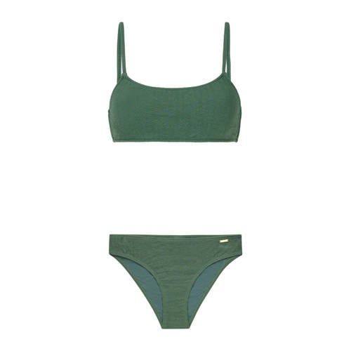 Protest voorgevormde crop bikini set PRTDICE groen