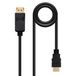 Nanocable 10.15.4300 DisplayPort naar HDMI Adapter Kabel 0,5 m Zwart