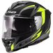 LS2 FF818 Storm III helm Dynamo mat zwart geel