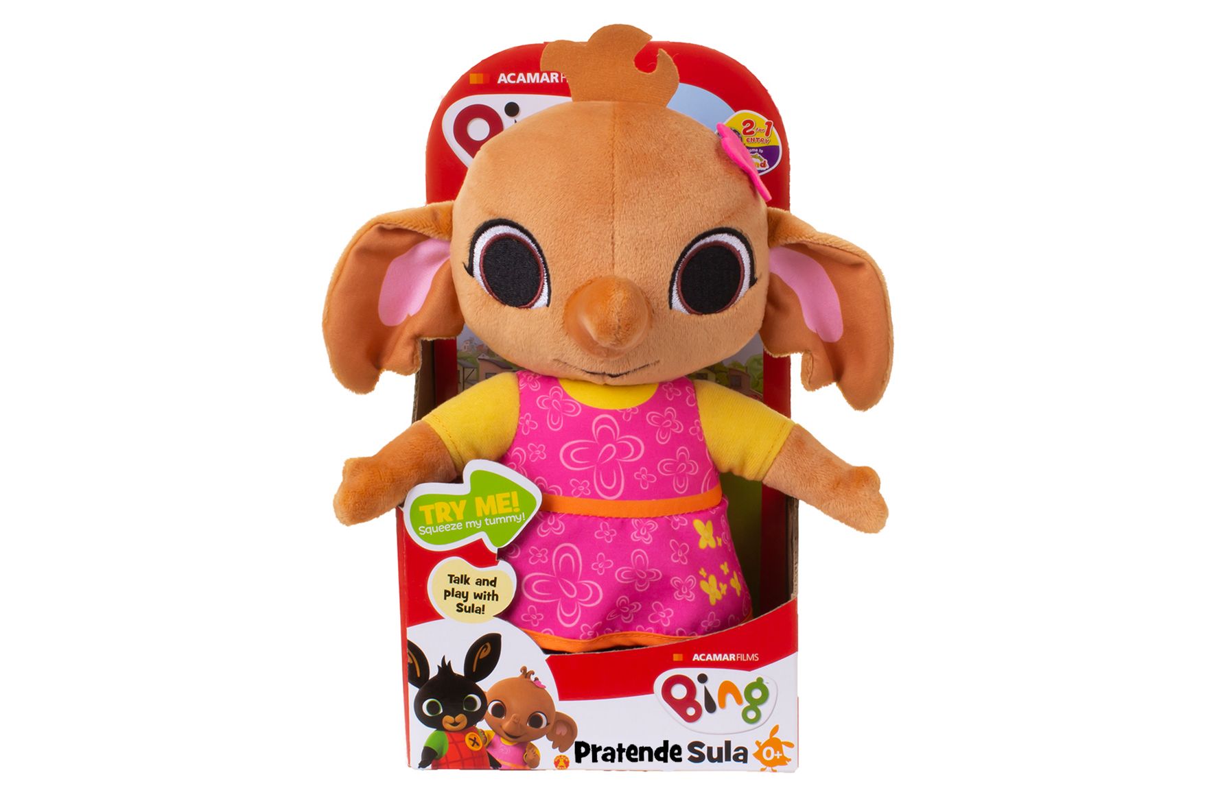 Acamar Films Bing Pratende Sula Knuffel