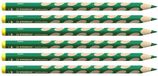 STABILO - ergonomisch kleurpotlood voor linkshandigen - EASYcolors | verpakking van 6, groen