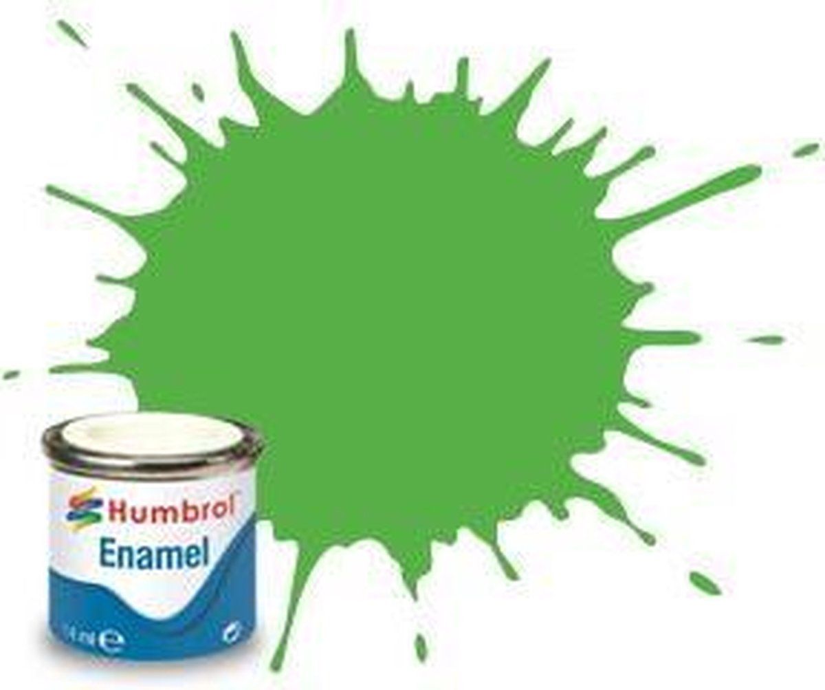 Humbrol Enamel Modellak - Nr. 208 Fluorgroen - 14 ml