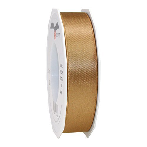 Präsent 7182525-634 Cadeaulint, polyester, goud, 25 m x 25 mm, meter