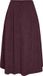 Vero Moda VMVIENNA High Waist Corduroy Midi Skirt Winetasting