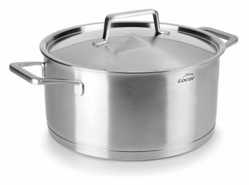 Lacor 45026 Steelpan - 6.5 liter - 12.5 cm - Spanje