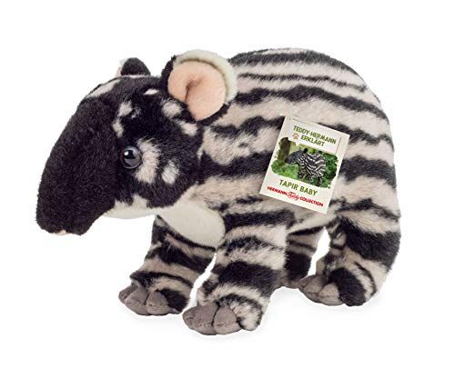 Teddy-hermann Teddy Hermann 92332 Tapir Baby 24 cm - Zwart