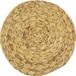 Krumble Placemat - Rotan placemat - Onderlegger - Tafelbeschermer - Tafeldecoratie - Geweven - Rond - Diameter 30 cm - Lichtbruin
