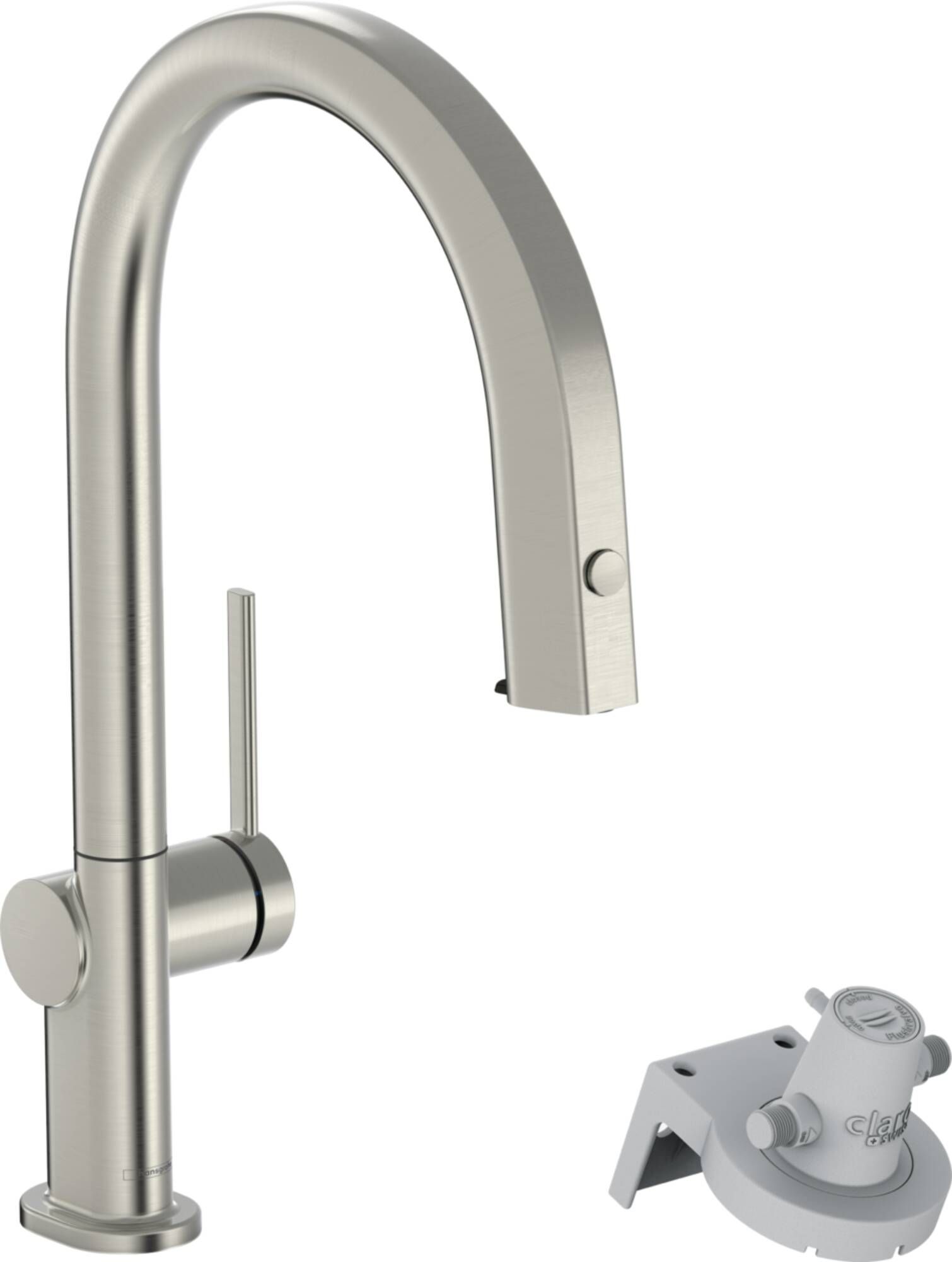 Hansgrohe Aqittura sodasystem 210 stainless steel finish 76826800
