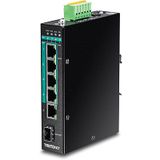 TRENDnet TI-PG541i - Netwerk switch - Zwart