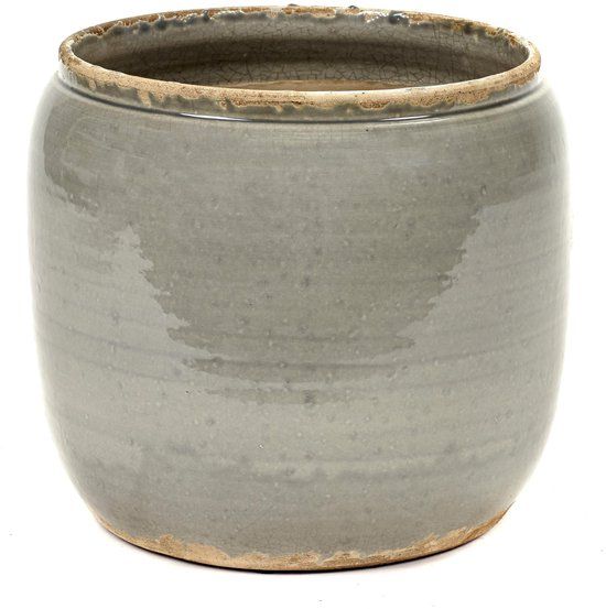 Serax Bloempot-Sierpot Grijs D 21 cm H 21 cm