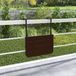 COAST™ Balkontafel - hangend - Max. 30 kg - Zwart / Bruin - 63 x 60 x 84 cm