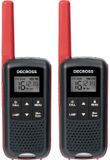 DECROSS DC63 Rot 2er-Set PMR-portofoon