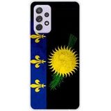 Samsung Galaxy A32 5G Drapeau guadeloupe bedrukt siliconen hoesje